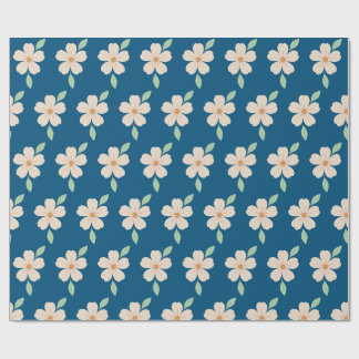 Blumenmuster geschenkpapier