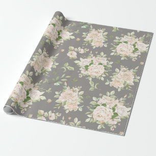 Blumenmuster Geschenkpapier