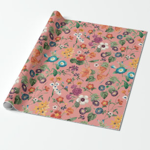 Blumenmuster-Geschenkpapier Geschenkpapier