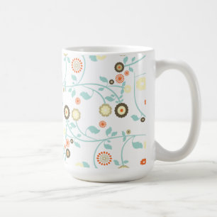 Blumenmuster girly Chic Mod der Frühlings-Blumen Tasse