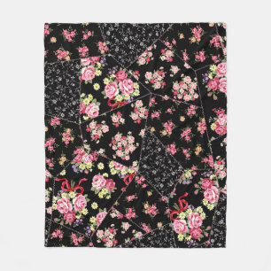 Blumenmuster: Hübsches Nahtloses Design. Fleecedecke