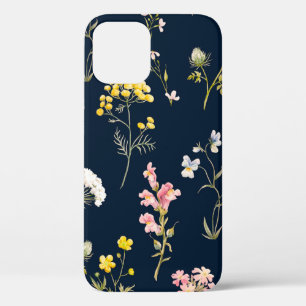 Blumenmuster in Aquarellfarbe, zarte Blume Case-Mate iPhone Hülle