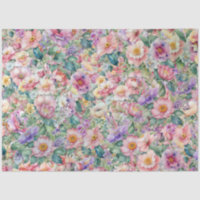 Blumenmuster in Aquarellfarben, Blumenhintergrund