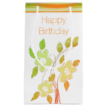 Blumenmuster in Erdtönen