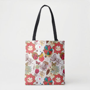 Blumenmuster in Retro Art 4