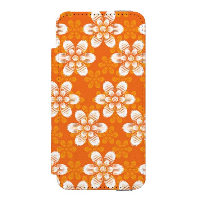 Blumenmuster Incipio iPhone Geldbeutel-Hülle (Folio Vorderseite)