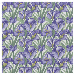 Blumenmuster Iris-Blume Stoff