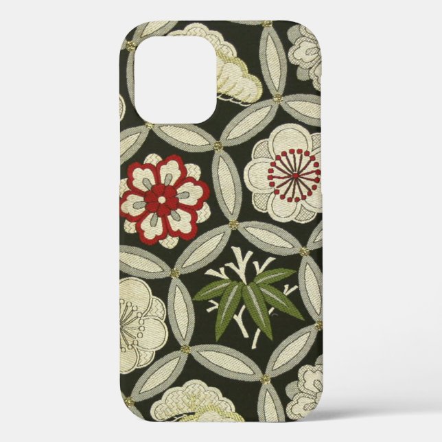 Blumenmuster, japanisches Design Case-Mate iPhone Hülle (Rückseite)