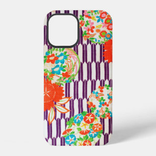 Blumenmuster, Japanisches Design iPhone 12 Hülle