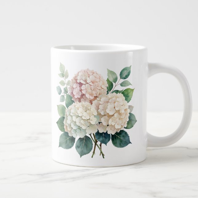 Blumenmuster  Jumbo-Tasse (Rechts)