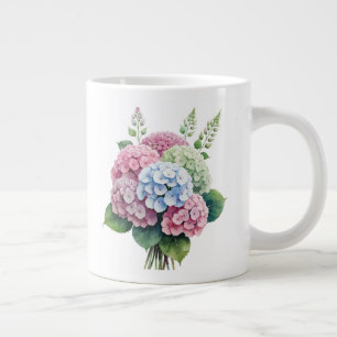 Blumenmuster Jumbo-Tasse
