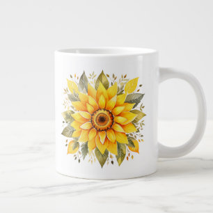 Blumenmuster  Jumbo-Tasse