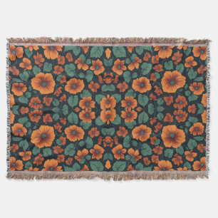 Blumenmuster Kapuzinerkresse Blumen Decke