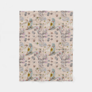 Blumenmuster-Kinderzimmer-Babydecke Fleecedecke
