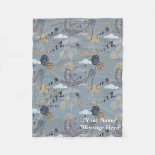 Blumenmuster Kinderzimmer Print Fleece Baby Blanke