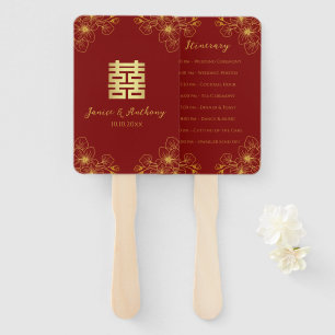 Blumenmuster Kirschblüten chinesisches Hochzeitspr Fächer