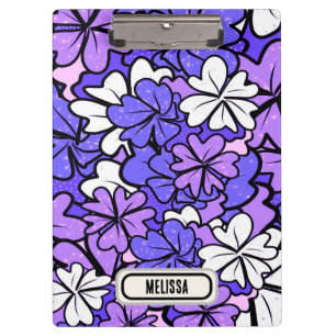 Blumenmuster Klemmbrett