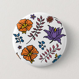 Blumenmuster-Knopf Button