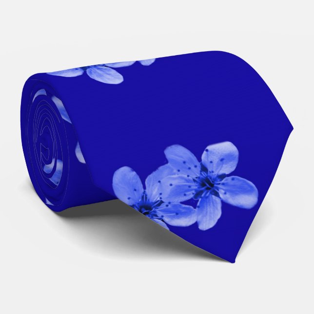 Blumenmuster, Krawatte (Gerollt)