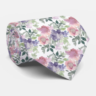 Blumenmuster Krawatte