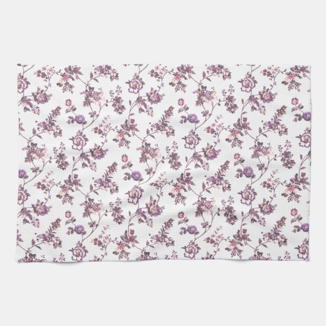 Blumenmuster Küchentuch (Horizontal)