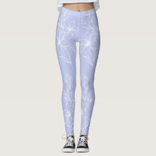 Blumenmuster Leggings
