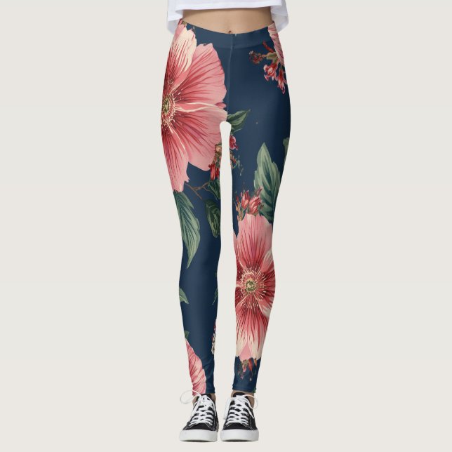 Blumenmuster  leggings (Vorderseite)