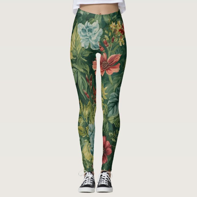 Blumenmuster  leggings (Vorderseite)