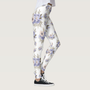 Blumenmuster Leggings