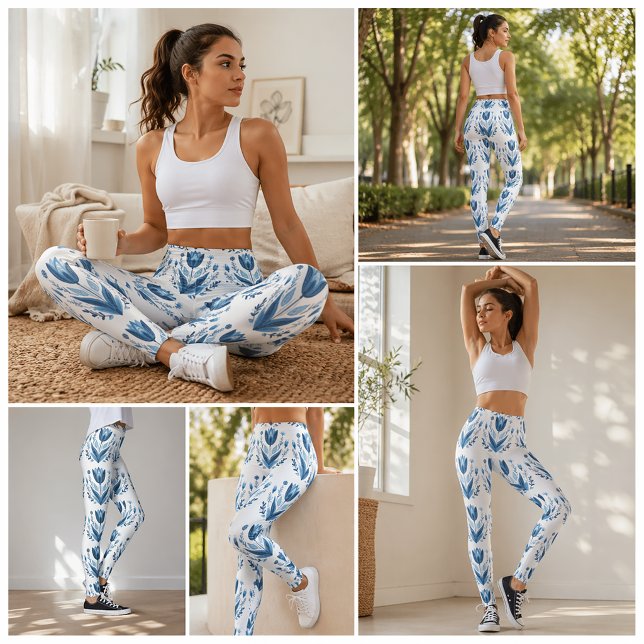 Blumenmuster-Leggings Leggings (Von Creator hochgeladen)