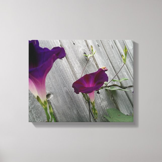 Blumenmuster Leinwanddruck (Vorderseite)