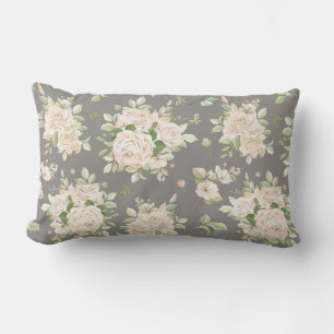 Blumenmuster Lendenkissen
