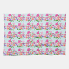 Blumenmuster-Lichtschalter Geschirrtuch