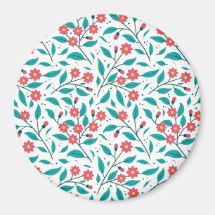 Blumenmuster Magnet