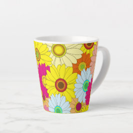 Blumenmuster Milchtasse