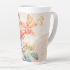 Blumenmuster Milchtasse