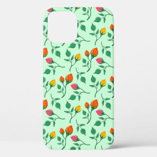 Blumenmuster mit farbigen Blume der Rose Case-Mate iPhone Hülle