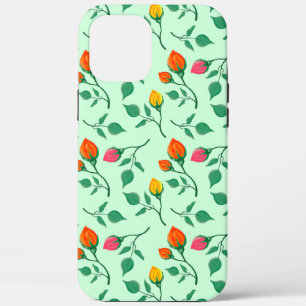 Blumenmuster mit farbigen Blume der Rose Case-Mate iPhone Hülle