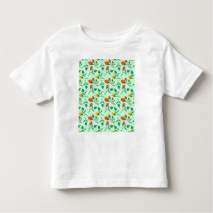 Blumenmuster mit farbigen Blume der Rose Kleinkind T-shirt