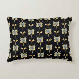 Blumenmuster mit gelben Blumen Dekokissen