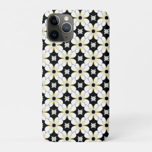 Blumenmuster mit weißen und gelben Blüten Case-Mate iPhone Hülle
