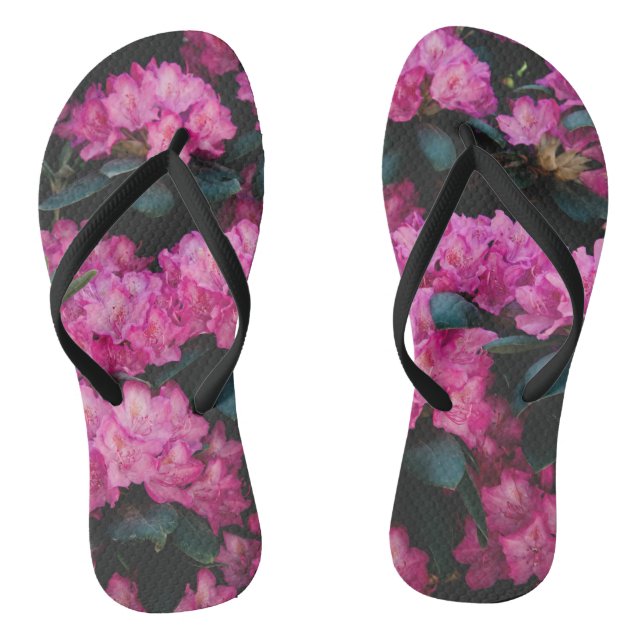 Blumenmuster-Mode-Dekorative abstrakt Flip Flops (Fußbett)
