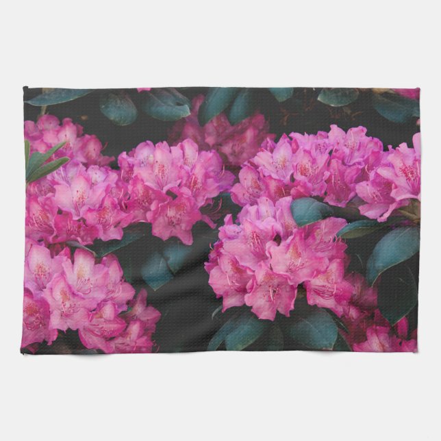 Blumenmuster-Mode-Dekorative abstrakt Geschirrtuch (Horizontal)