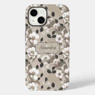 Blumenmuster Moderne Minimalistische wilde Rosen Case-Mate iPhone 14 Hülle