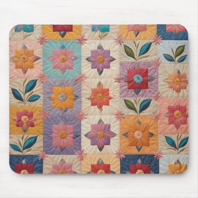 Blumenmuster Mousepad (Vorne)