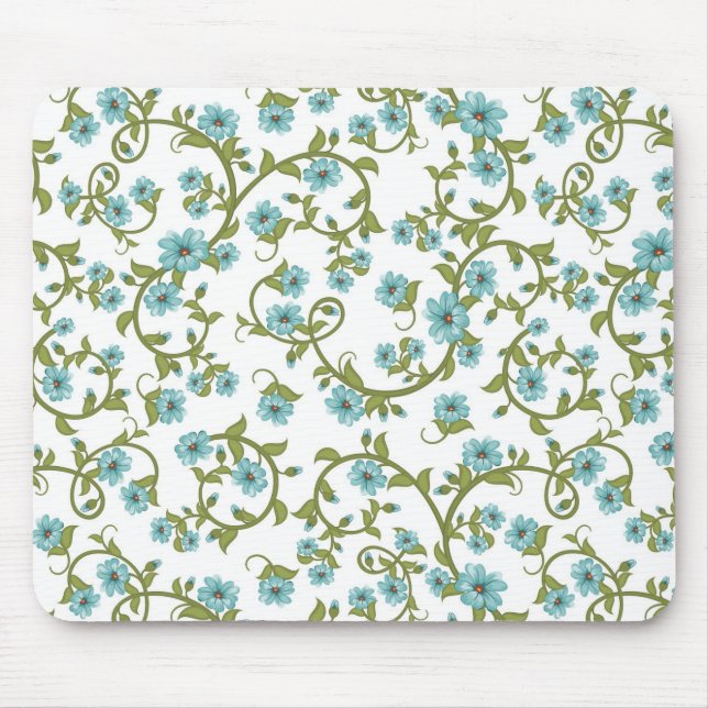 Blumenmuster Mousepad (Vorne)