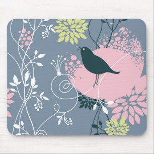 Blumenmuster Mousepad