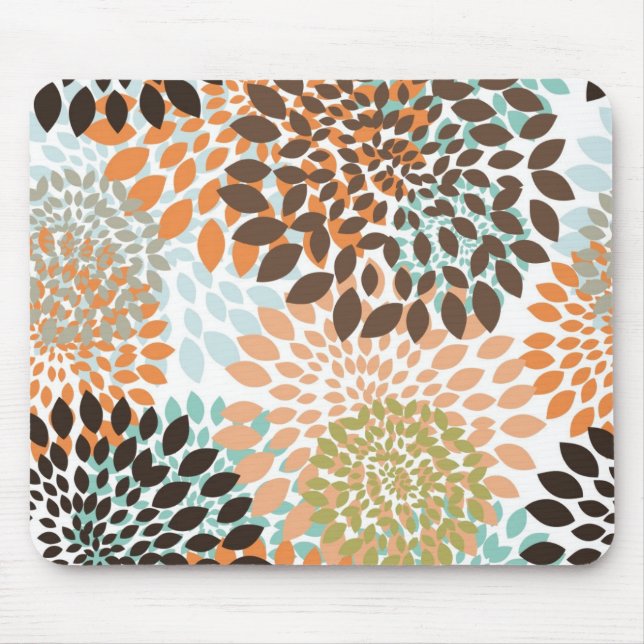 Blumenmuster Mousepad (Vorne)