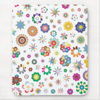 Blumenmuster Mousepad