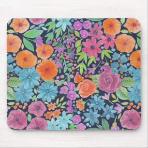 Blumenmuster Mousepad